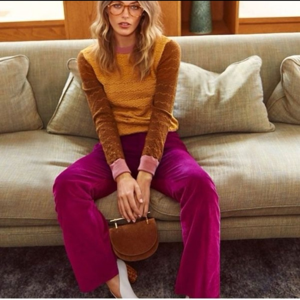 Jarvis Hot Pink Cord Flare Jeans/Pants from Current/Elliott, Size 26